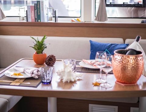 Dining on board