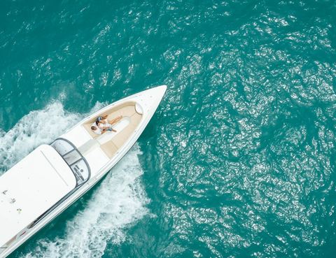 From above, at speed