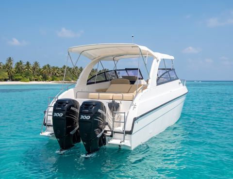 Twin 300hp outboards